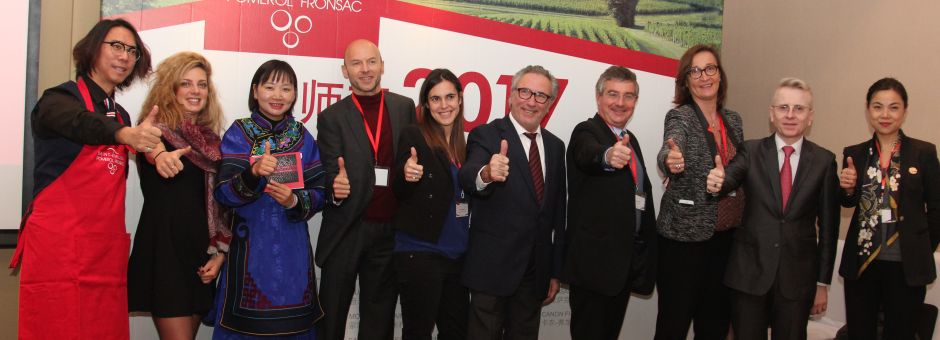 9ème Route des Vins en Chine pour les vins de Saint-Emilion – Pomerol – Fronsac  Plus de 700 personnes touchées à Shanghai – Chengdu et Xian